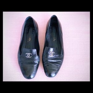 Chanel leather loafers